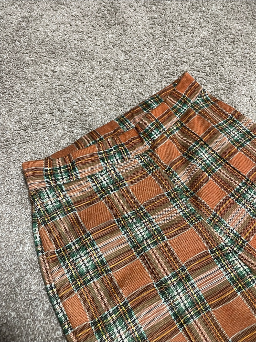 Free People Plaid Jules Flare Pants Women’s Size Medium - Picture 2 of 5